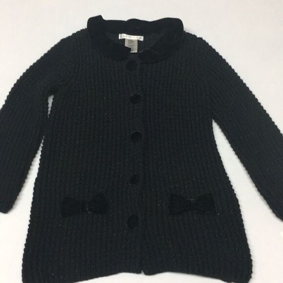 Max Studio Cardigan Sweater size 4 black NWT - Picture 2 of 6